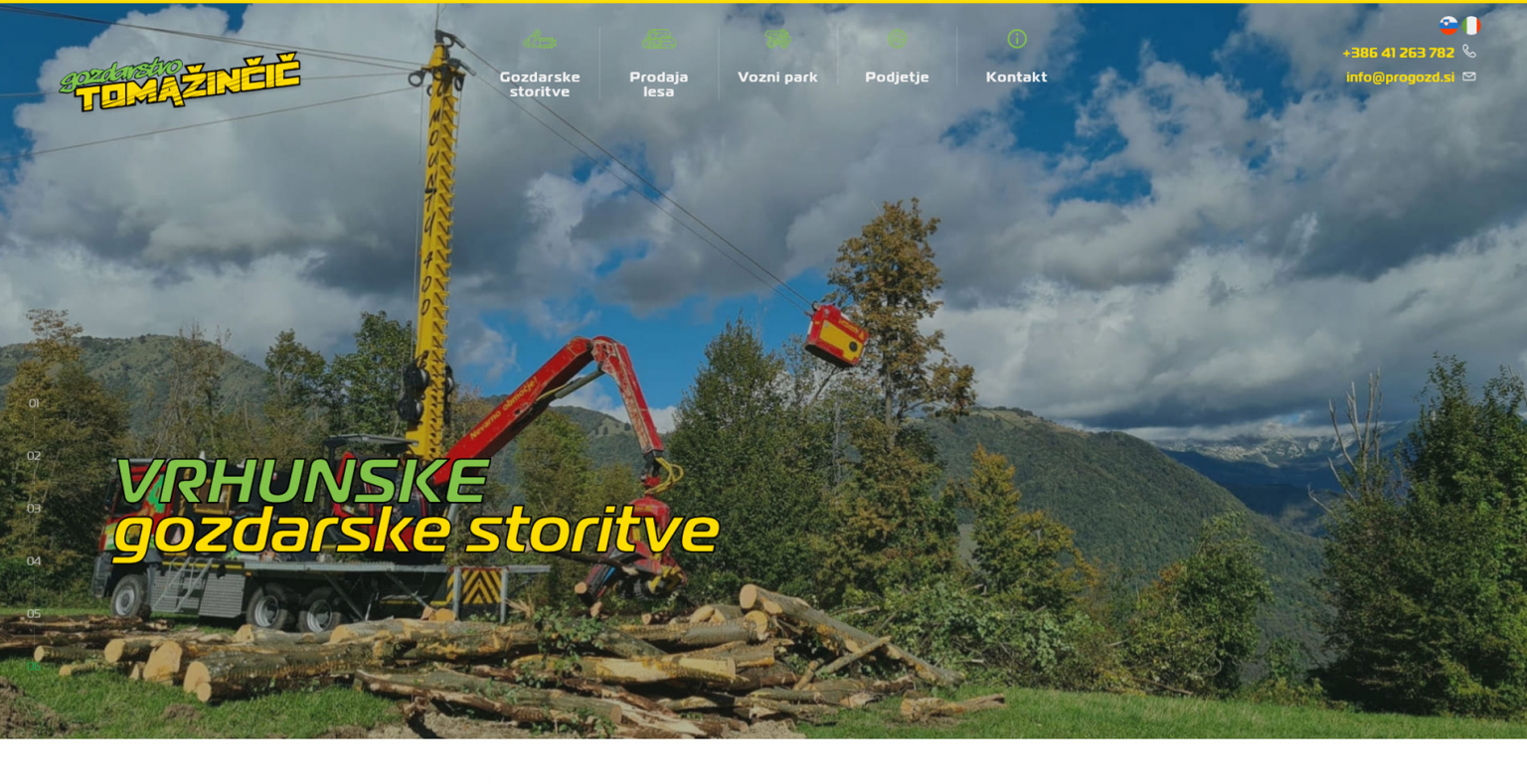 Gozdarstvo Tomažinčič