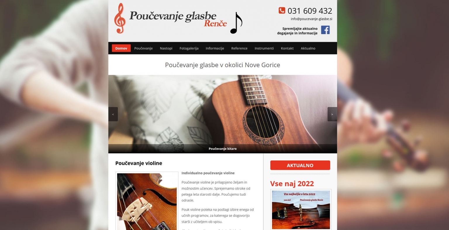 Poučevanje glasbe Eva Böhmová s.p.