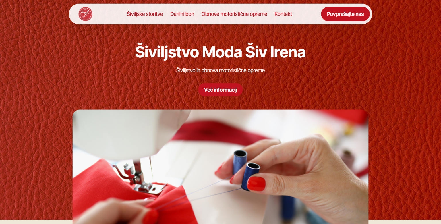 Šiviljstvo Moda Šiv Irena